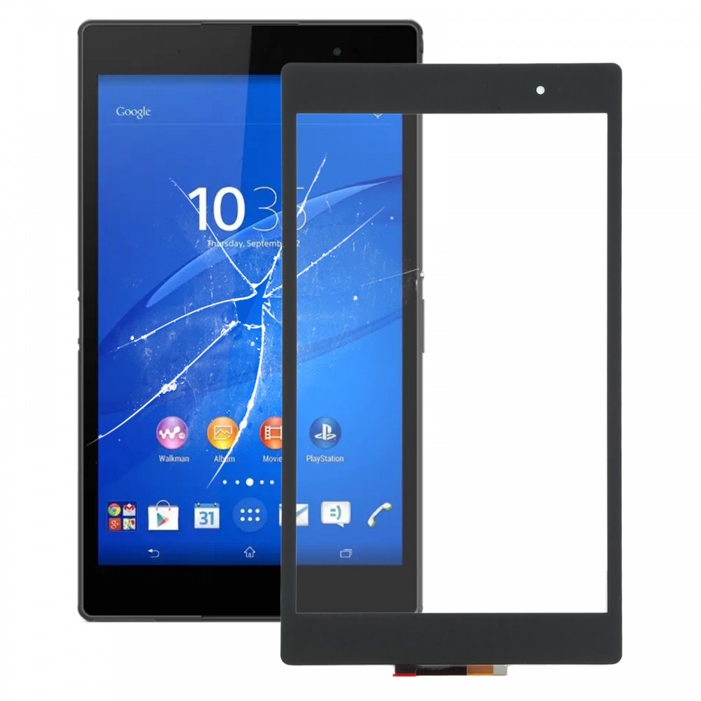 Sony Xperia Z3 Tablet Compactのタッチパネル（黒）